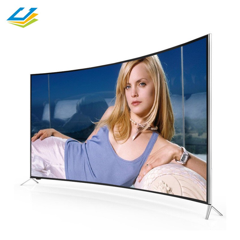 New Cheap 55 Inch Hot Selling 4K Curved Smart TV New Product Curved Screen LED Television
