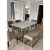 Import New contemporary marble dining table set luxury gold marble dining table carrara marble dining table from China