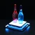 Import New Custom Design 4 BarLighting Glorifier Display Rack Acrylic Wine Bottle Holder led bottle base from China