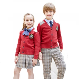 new design Kids Malaysia School Uniform Custom Made kindergarten uniform
