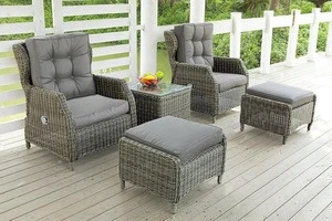 New design outdoor furniture adjustable wicker chair
