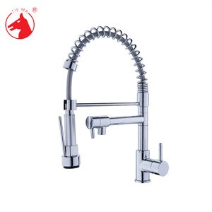 New design taps single lever dual-function sprayer pull out kitchen faucet