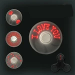 New Design Toy LED Light Spinner with Customized Logo