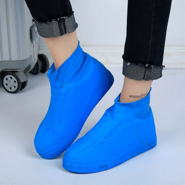 New design Waterproof Shoe Covers Latex Overshoes Protective Rain Shoe Cover
