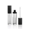 New design wholesale square empty custom lip gloss packaging tube