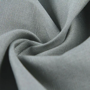 New fashion gray woven rayon linen fabric manufacturers pants suit fabric