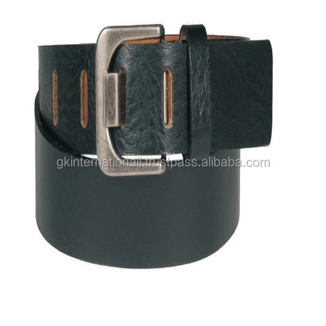 New Men&#x27;s Leather Stylish Casual Metal Buckle Fashion Men Leather Belt