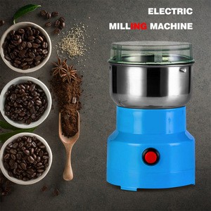 New Mini Electric Stainless Steel Coffee Pepper Nuts Milling Machine Bean Grain Grinding Machine Coffee Bean Grinder for Kitchen