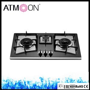New Modal 74mm 3 Burners Stainless Steel Gas cooktop