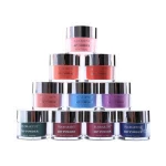 New Product 3 In 1 Acrylic Powder For Dipping And Gel Polish And Nail Lacuqer Nail Dipping Powder Set Sample