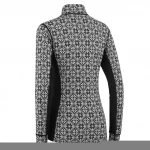 New style customize full sleeve shirt Womens Base layer with sublimation printing 100% polyester