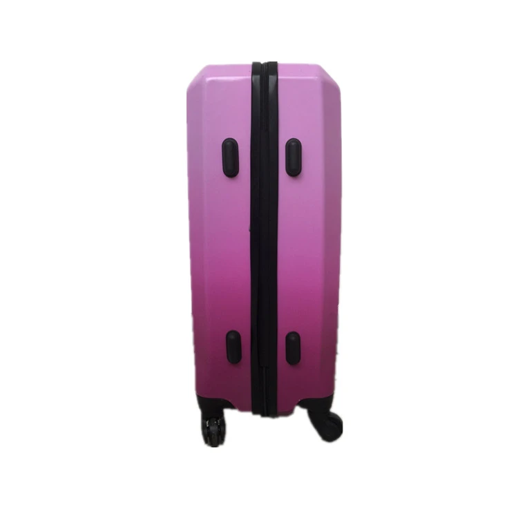 New style hard ABS+PC luggage with color gradients luggage set