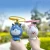 Import New Summer 2021 White Cartoon Bubble Gun Toy Childrens Bubble Wand Saucer Bubble Machine Gun Flying Toy Outdoor Game from China