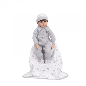 newborn baby outfits 5pcs European style baby bodysuit with blanket baby clothes set