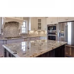 Newstar Yellow Granite Prefabricated Counter Top Kitchen Granite Countertop
