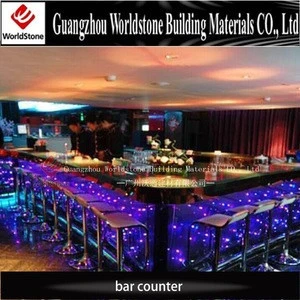 nightclub bar counter with led furniture