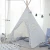 Import Ninghai Lovetree Foldable Kids Indoor Outdoor wood frame Teepee Tent Wigwam Black and White Striped Tee pee from China