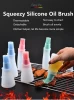 Non stick baking mats kitchen gadgets tools set oil brush silicone cooking hsilicone barbeque oil bottle brush
