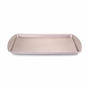 non stick golden coating bakeware set with different cake mould include roaster pan and baking pan