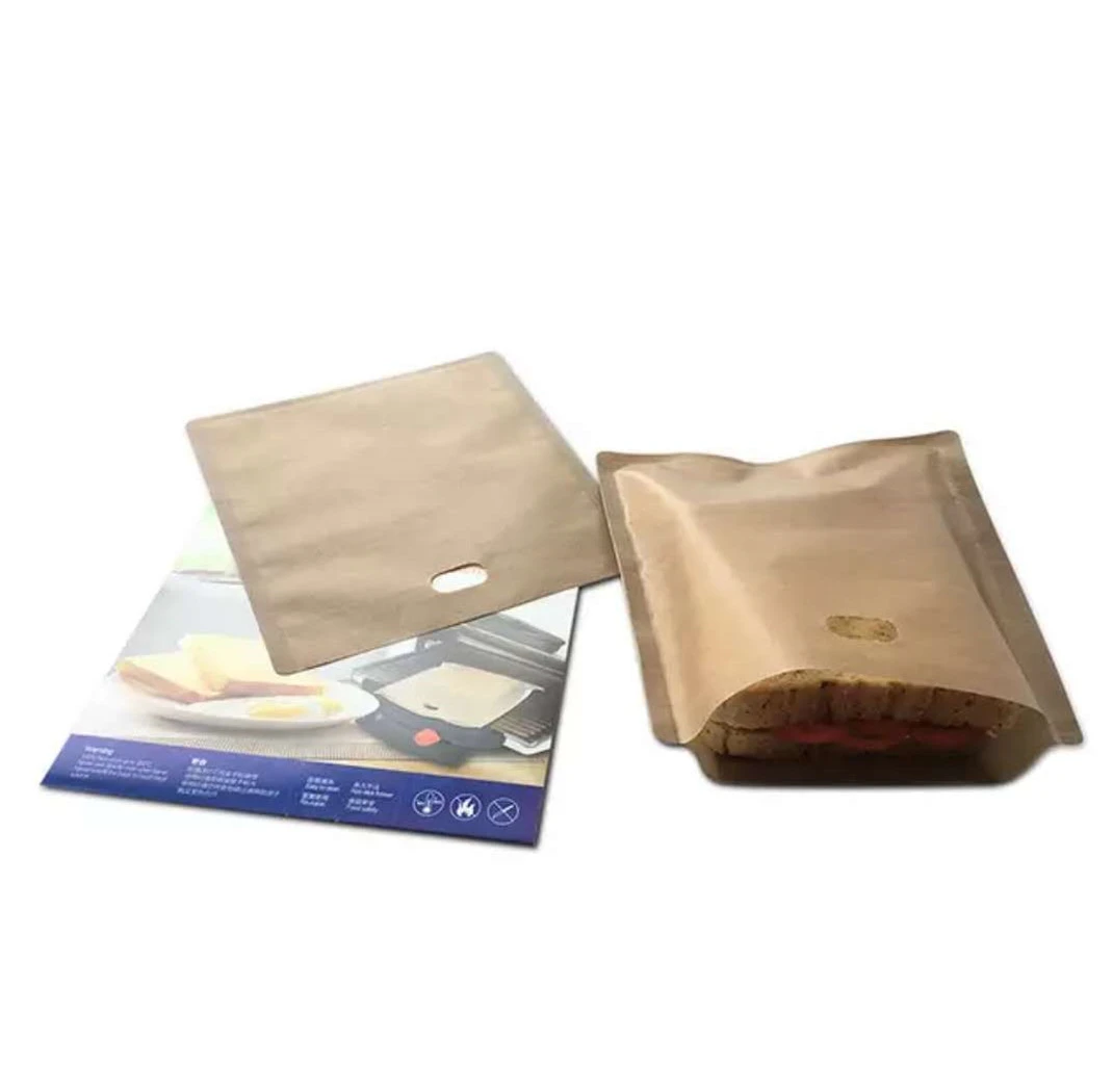 Non Stick PTFE reusable  Heat Resistant  Toaster Bread Bags for Sandwich