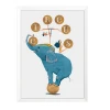 nordic elephant Animals baby kid wall prints picture frame nursery print canvas