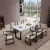 Import Nordic Simple Design Dining Room Coffee Dinning Top Dinner Marble Dining Table Set from China