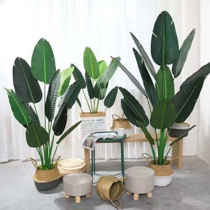 Nordic traveler banana plant phoenix sunflower artificial potted planting indoor tree ornaments ins decorative flower