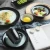 Import Nordic wholesale blue black ceramic  dinnerware set tableware from China
