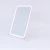 Import novel Makeup mirror customize large capacity cute pink Rounded square LED light makeup mirror with storage from China
