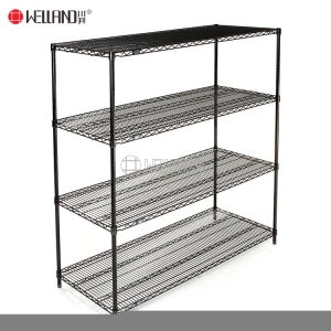 NSF Heavy Duty 4 Tiers Cold Storage Racking System Factory Metal Wire Rack