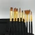 Import nylon hair wooden plastic handle short long artist paint brush set for acrylic oil watercolor paints from China