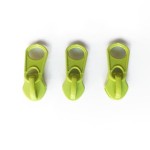 Nylon zipper slider luggage puller zipper slider size 7