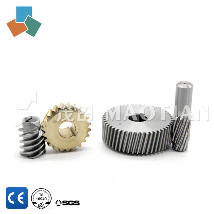 OEM custom low noise worm gear shafts 658 659 662 663 / high transmission efficiency gears / worm gear reducer