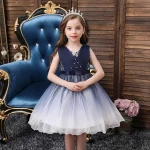 Oem Service Satin Pleated Wedding Flower Girl Dresses 2020