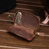 OEM Top Quality Crazy Horse Leather Male Key Wallet GuangZhou Supplier Key Cases Wallet