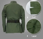 Olive green design security guard uniform battle dress uniform military uniform