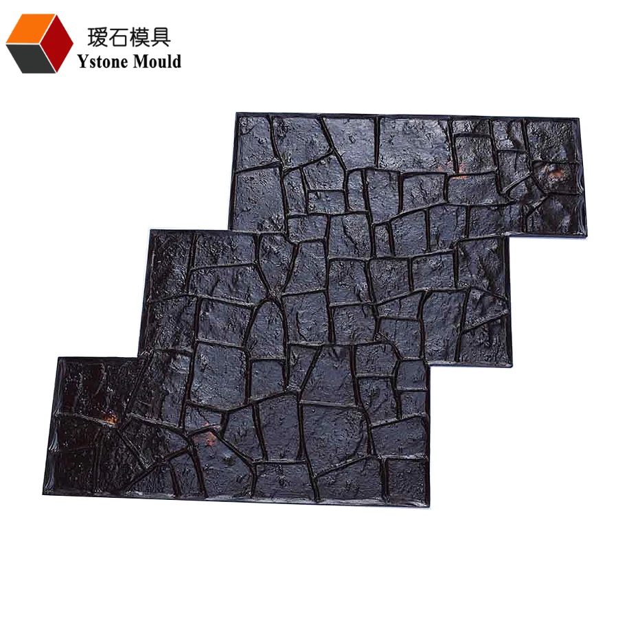 on wall stamp cultural stone concrete molds