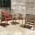 Import outdoor garden set Teak table Outdoor dining furniture from China