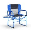 Outdoor Relax Steel Folding Portable Director Chair With Side Table