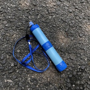 Outdoor Survival Personal Portable Life Water Filter Straw Camping and hiking equipment