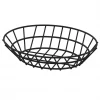 Oval metal wire basket