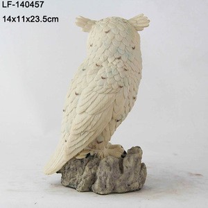 Owl with motion sensor owl statue crafts