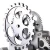 Import OXGIFT Wholesale Metal plastic Mechanical gear wall clocks home decoration from China
