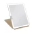 Import Pad deign travel makeup cosmetic led lighted portable light mirror from China