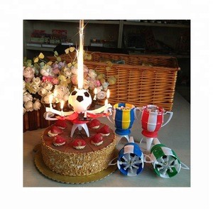Patent Germany soccer fancy birthday candle fans festive party supplies