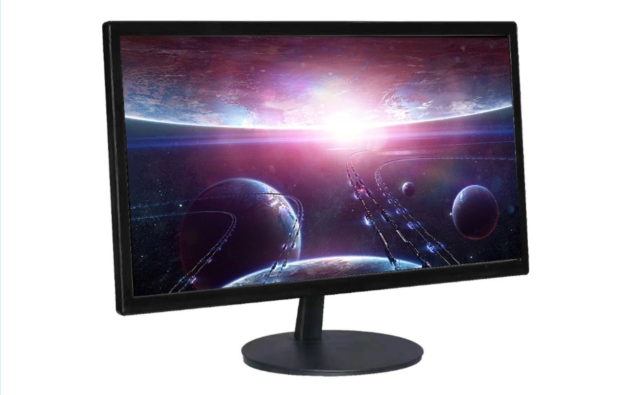 Pcv C190 19 Inch PC Monitor Black Flat TFT LED Screen HD LCD Display 1280*1024 for Office Gaming CCTV Computer Monitor