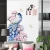 Import Peacock personality PVC wall sticker Waterproof removable wall stickers entrance study Office decoration wall sticker from China