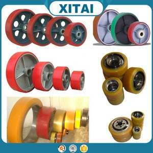 pedal motor High Quality China Polyurethane hand pallet truck wheels hand forklift parts