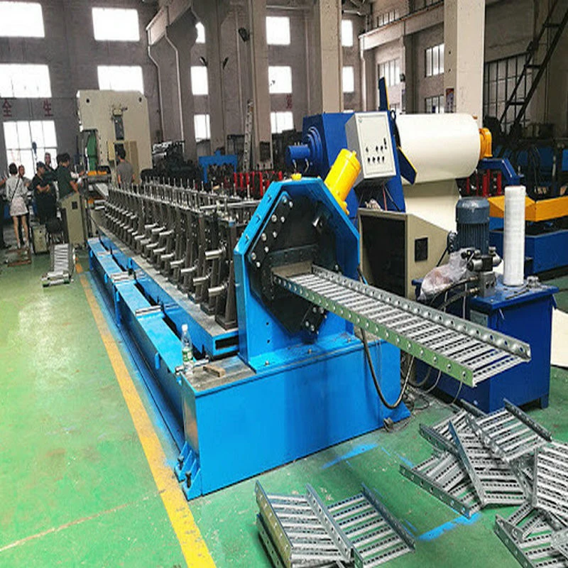 Perforated Automatic Change Size Cable Tray Roll Forming Machine Production Line