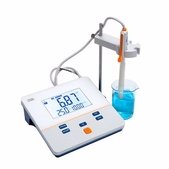 pH100b Laboratory Digital pH Meters Benchtop pH Meter with Good Price Handheld pH Meter Tester for Lab & Field Use
